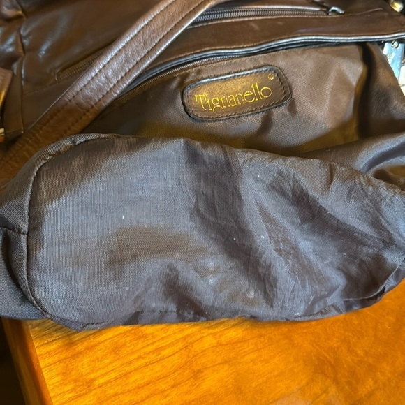 Vintage Tignanello Chocolate Brown Leather Purse - Picture 8 of 11